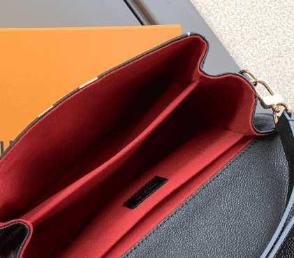 Louis Vuitton Bicolor Monogram Empreinte Pochette Metis Black/Beige 25078 | Sandra Bags - Image 2