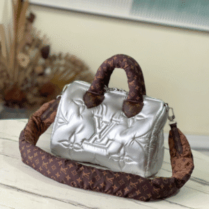 Louis Vuitton Speedy Bandoulière 25 Handbag - Silver 36604 | Sandra Bags