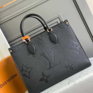 Louis Vuitton Medium Onthego MM Bag - Black 18211 | Sandra Bags
