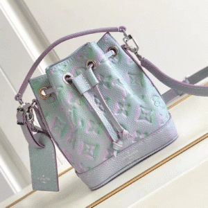 Louis Vuitton Apricot Nano Noé Handbag - Blue 31326 | Sandra Bags