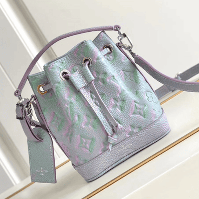 Louis Vuitton Apricot Nano Noé Handbag - Blue 31326 | Sandra Bags