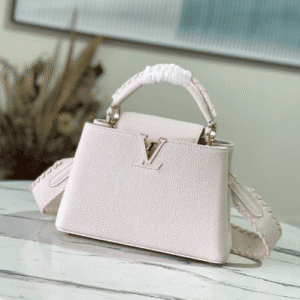 Louis Vuitton Capucines Small Handbag - White 96419 | Sandra Bags