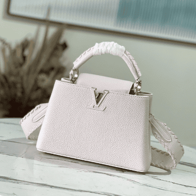 Louis Vuitton Capucines Small Handbag - White 96419 | Sandra Bags