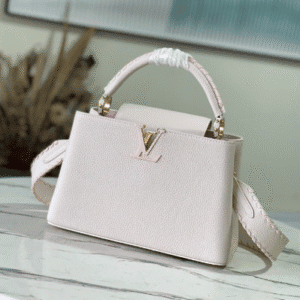 Louis Vuitton Capucines Medium Handbag - White 38475 | Sandra Bags