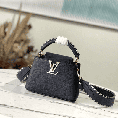 Louis Vuitton Capucines Mini Handbag - Black 73120 | Sandra Bags