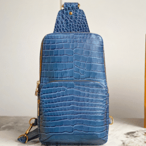 Louis Vuitton Men's Crocodile Pattern Shoulder Bag - Blue 71231 | Sandra Bags