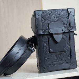 Louis Vuitton VERTICAL TRUNK Mini Handbag for Men - Black 14197 | Sandra Bags