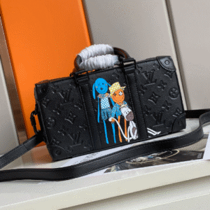 Louis Vuitton Doll Print SPEEDY SOFT TRUNK Handbag 57854 | Sandra Bags