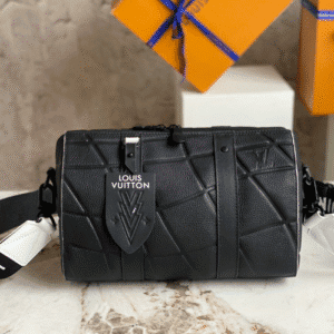Louis Vuitton Men's CITY KEEPALL Pillow Handbag - Black 49241 | Sandra Bags