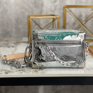 Louis Vuitton Mini Soft Trunk Handbag - Silver 84924 | Sandra Bags