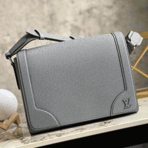 Louis Vuitton FLAP Cross Pattern Messenger Bag - Gray 91899 | Sandra Bags