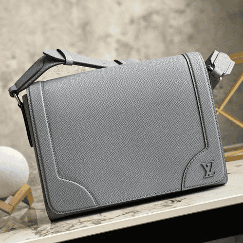 Louis Vuitton FLAP Cross Pattern Messenger Bag - Gray 91899 | Sandra Bags