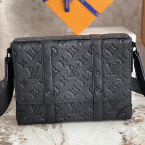 Louis Vuitton Men's Small Cuboid Trunk Messenger Bag 69814 | Sandra Bags