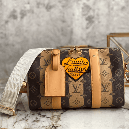 Louis Vuitton Speedy Pillow KEEPALL CITY Handbag - Brown 82893 | Sandra Bags