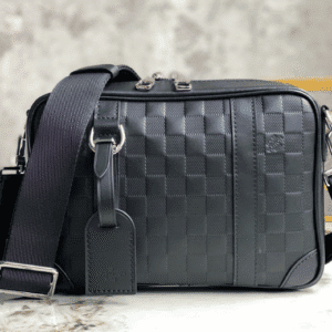 Louis Vuitton Pressed Sirius Messenger Bag - Black 74234 | Sandra Bags