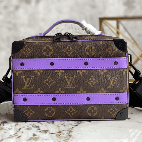 Louis Vuitton HANDLE SOFT TRUNK Men's Messenger Bag - Purple 55275 | Sandra Bags