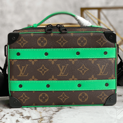 Louis Vuitton HANDLE SOFT TRUNK Men's Messenger Bag - Green 18153 | Sandra Bags