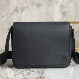 Louis Vuitton Cross Pattern District Small Messenger Bag - Black 43358 | Sandra Bags