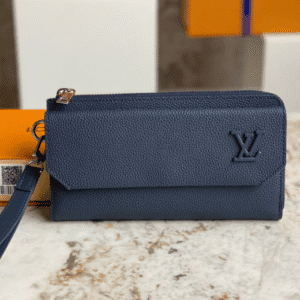 Louis Vuitton Aerogram Long Wallet - Blue 93509 | Sandra Bags