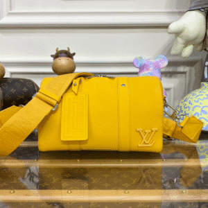 Louis Vuitton Men's Keepal City Handbag - Yellow 90025 | Sandra Bags