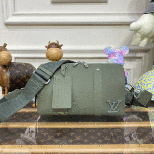 Louis Vuitton Men's Keepal City Handbag - Army Green 87091 | Sandra Bags