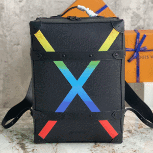 Louis Vuitton Rainbow SOFT TRUNK Small Backpack - Black 86573 | Sandra Bags