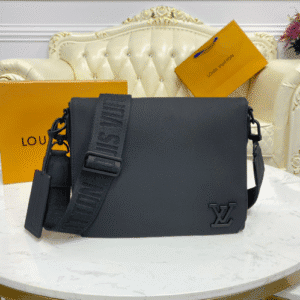 Louis Vuitton AEROGRAM Messenger Bag – Black 23330 | Sandra Bags
