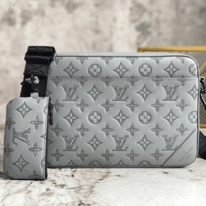 Louis Vuitton Men's DUO Messenger Bag - Gray 54925 | Sandra Bags