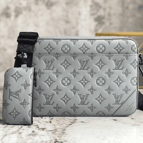 Louis Vuitton Men's DUO Messenger Bag - Gray 54925 | Sandra Bags