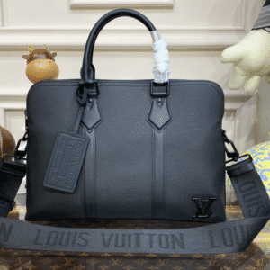 Louis Vuitton Men's Armand Small Briefcase - Black 28277 | Sandra Bags