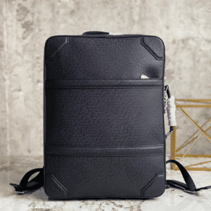 Louis Vuitton Cross-Pattern Full Leather Briefcase Backpack 27638 | Sandra Bags