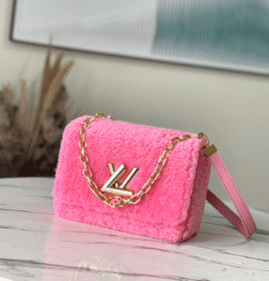 Louis Vuitton TWIST Medium Handbag - Pink 63250 | Sandra Bags
