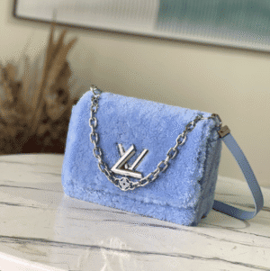Louis Vuitton TWIST Medium Handbag - Blue 63386 | Sandra Bags
