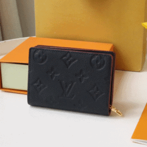 Louis Vuitton's Signature Monogram Motif Cléa Wallet - Black 78909 | Sandra Bags