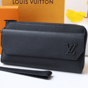 Louis Vuitton Aerogram Long Wallet - Black 42657 | Sandra Bags