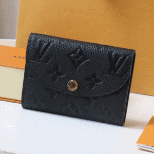Louis Vuitton Single Doudou Coin Purse - Black 50268 | Sandra Bags