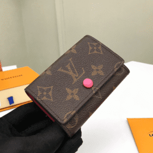 Louis Vuitton Monogram Canvas Fuchsia 6 Key Holder 13509 | Sandra Bags