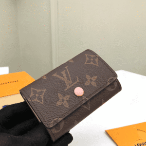 Louis Vuitton Rosalie Monogram Canvas Coin Wallet Rose Ballerine 80283 | Sandra Bags