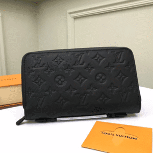 Louis Vuitton Embossed Zippy XL Wallet – Black 59417 | Sandra Bags