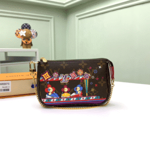 Louis Vuitton Christmas Pochette Accessoires Mini Clutch Bag 10513 | Sandra Bags