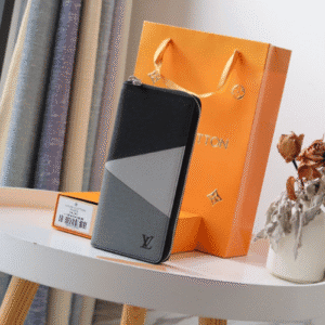 Louis Vuitton Elegant Men's Vertical Zip Wallet - Gray/Black 34251 | Sandra Bags