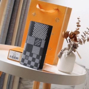 Louis Vuitton BRAZZA Wallet - Black/Gray 26599 | Sandra Bags