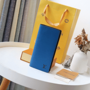 Louis Vuitton Brazza Wallet - Blue 63070 | Sandra Bags
