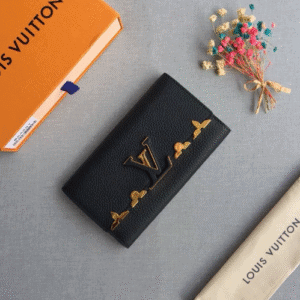 Louis Vuitton Capucines Compact Wallet - Black 51795 | Sandra Bags