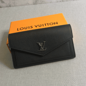 Louis Vuitton Mylockme Envelope-Style Wallet - Black 66844 | Sandra Bags