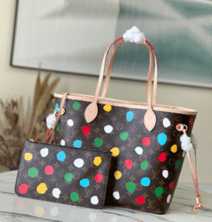 Louis Vuitton LV x YK Neverfull Medium-Sized Handbag 75484 | Sandra Bags