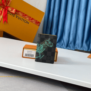 Louis Vuitton Card Holder Damier Graphite 46540 | Sandra Bags