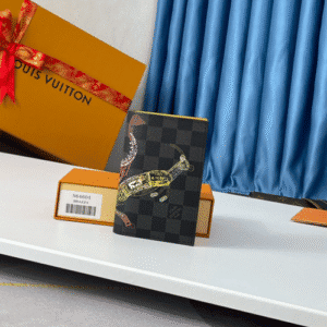 Louis Vuitton Damier Graphite Passport Cover 96187 | Sandra Bags