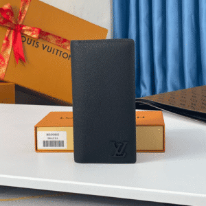 Louis Vuitton Aerogram Brazza Wallet - Black 34947 | Sandra Bags