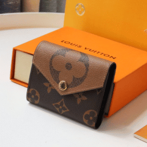 Louis Vuitton Block Coin Purse Compact Zoe Wallet 64276 | Sandra Bags